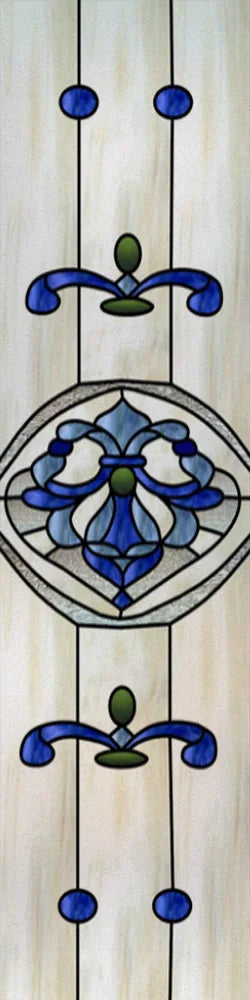 Custom Size Stained Glass Window Film, Frosted Privacy, Static Cling, Retro Matte,Door Sticker, Bathroom, Office, Home Decor