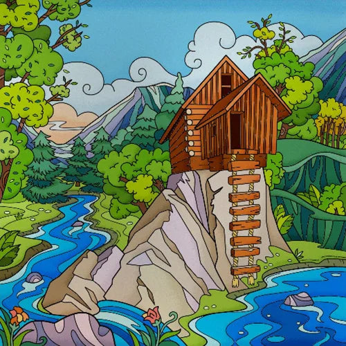 Custom Size Stained Glass Films,Privacy Static Cling,Print Castle, Sailboat, House Door Sticker,Office, Home Decor