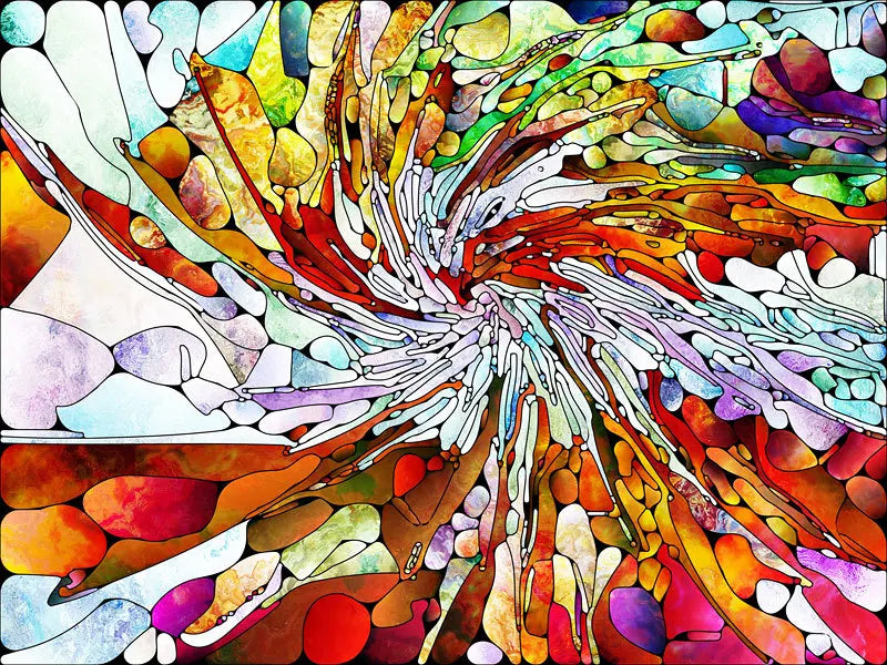 Stained Glass Window Film Frosted Glass Sticker Forest Customized Abstract design for Bathroom Kitchen Door Office Home Decor