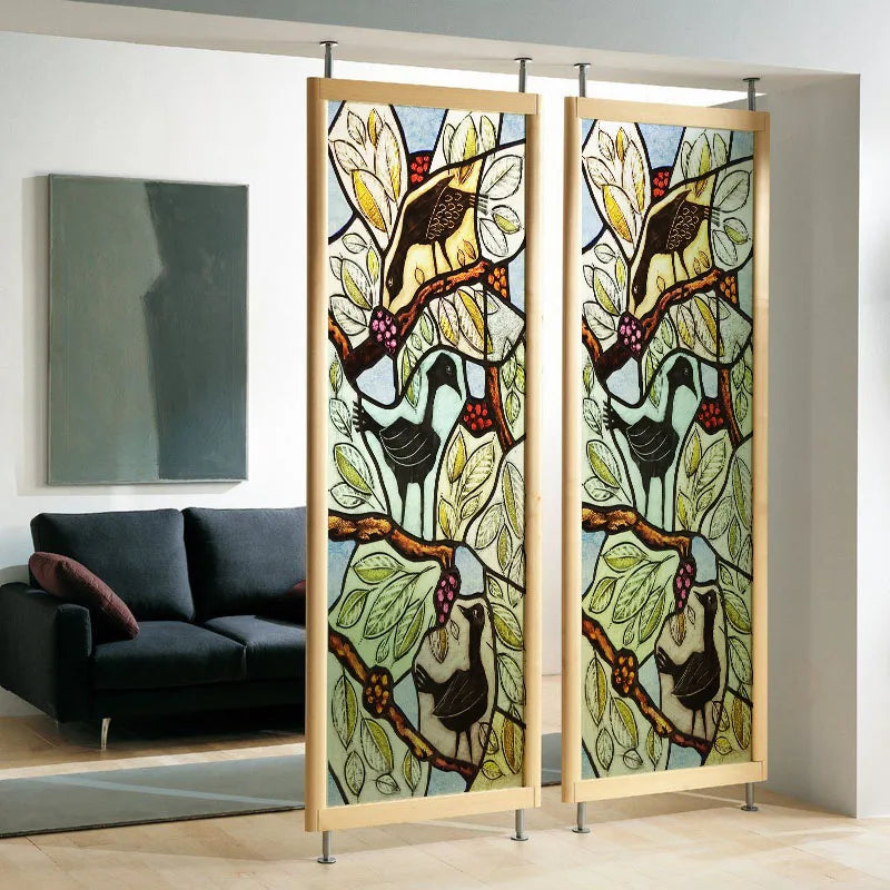 Custom Stained Glass Window Films,Frosted sticker,Privacy Static Cling Church Style For Bathroom Sliding door Home Office