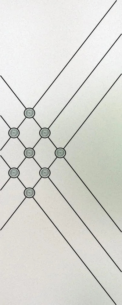 Custom Size Stained Glass Window Film,Frosted Privacy, Static Cling, Door Sticker,Kitchen, Bathroom, Home Decor