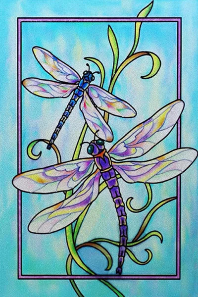 Customized Stained Glass Film Window Films Static Cling Frosted Sticker Church Peacock Birds Cat For Door Bathroom Home Decor