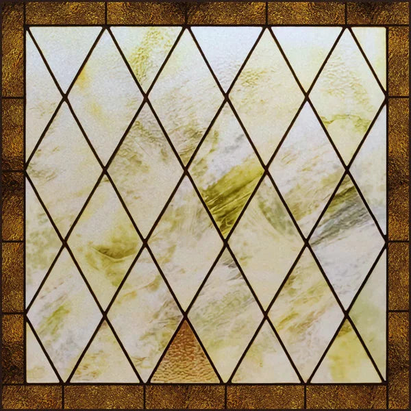 Custom Size Window Film, Stained Glass, Decorative Window Sticker, Privacy Frosted Static Cling, Decal for Glass Door, Office