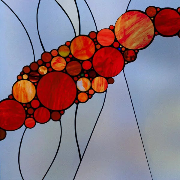 Custom Size Matte Window Film, Stained Glass, Decorative UV Window Sticker, Privacy Frosted Static Cling, Decal for Glass