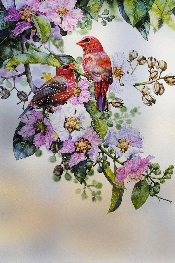 Frosted Stained Glass Window Film, Customized Decor Design, Flower Static Cling Sticker,Home Decor Foil, Treatment