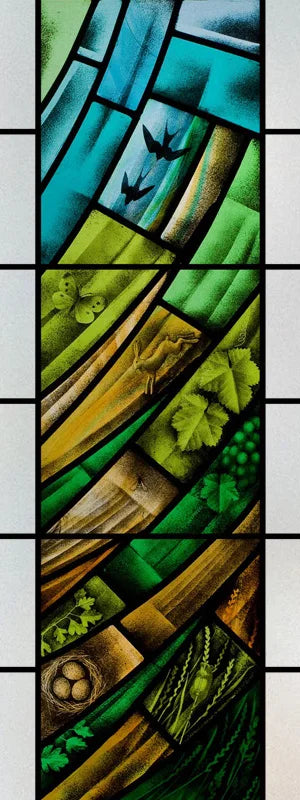 Stained Glass Window Film, Retro Stickers, Static Cling, Kitchen, Bathroom, Bedroom, Sliding Door, Home Decor, Custom Size