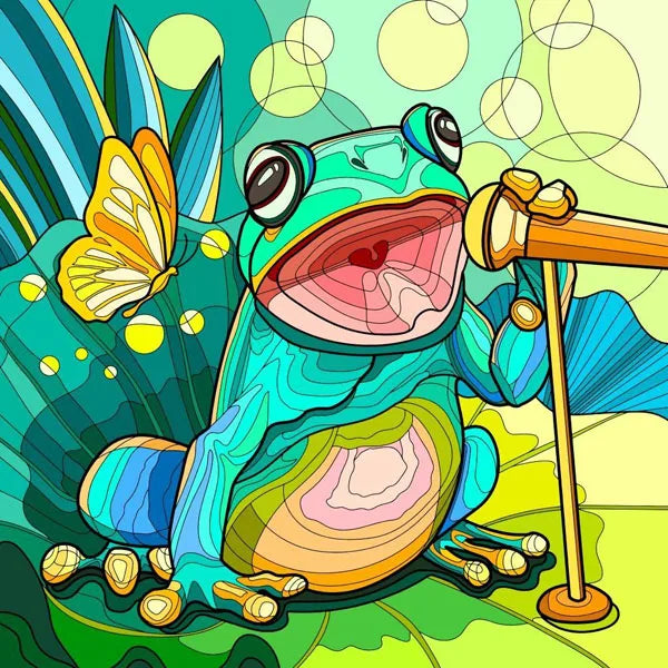 Custom Size Stained Glass Window Film Frosted Films, Animal Dog Cat Tiger Birds Static Cling,Window Covering for Home Office