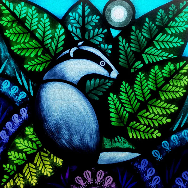 Custom size Glass Films Stained Glass Stickers Static Cling Frosted Privacy PVC Print Natural Village For Window Door Home Decor