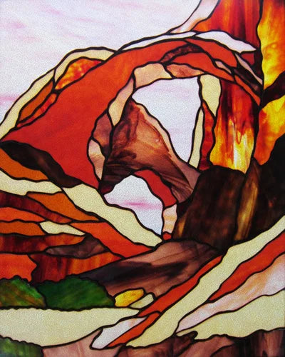 Frosted Stained Glass Window Film, Static Cling, Retro Door Sticker,Kitchen, Office, Home Decor, Customized,Sailboat