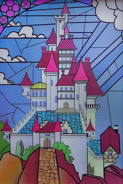 Custom Stained Glass Films Window Film Frosted Sticker Castle For Kitchen Bathroom Door Church Poster Home Decor