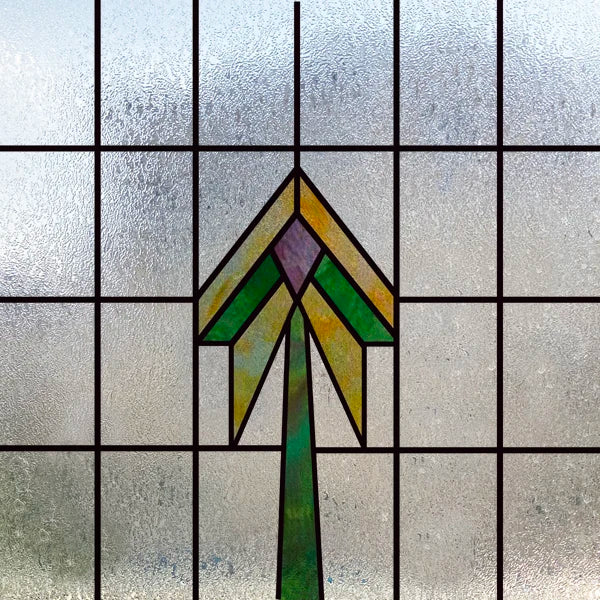 Window Film Frosted Stained Glass Films,Customized Art Design Prairie Static Cling Sticker,Home Decor Foil Window Treatment