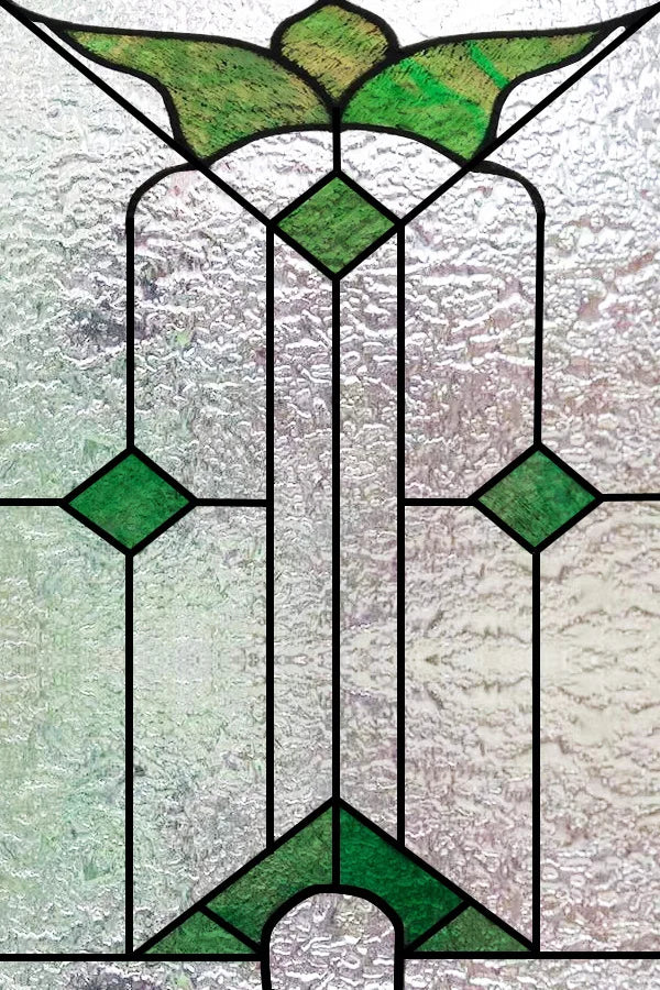 Custom Size 3D Matte Window Film, Stained Glass, Decorative UV Window Sticker, Privacy Frosted Static Cling, Decor for Glass