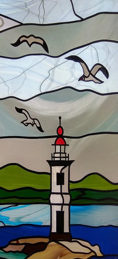 Frosted Stained Glass Window Film, Customized Art Decor Design, Flower Tree, Cat,Static Cling Sticker,Home Decor, Treatment