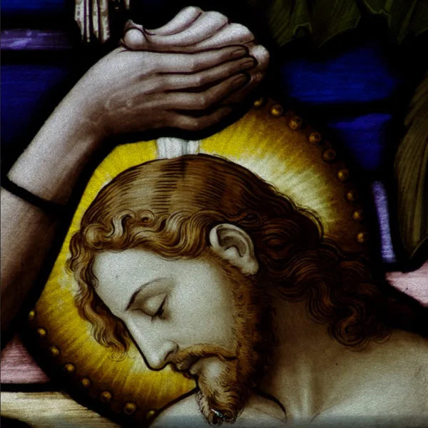 Stained Glass Window Film, Custom Size, Static Cling,Women Jesus Christ Angels Virgin Mary Picture ,Home Decor, Window Treatment