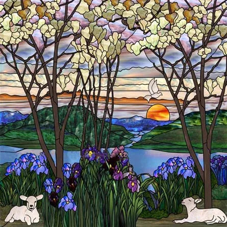 Window Film Frosted Stained Glass Films Customized Tiffany-Style Static Cling Sticker,Bathroom Door Kitchen Office Home Decor