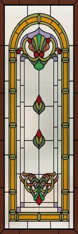 Custom Size Window Glass Films ,Privacy Window Stickers 3D Frosted Glass Film Prairie School Style Decorative Static Cling