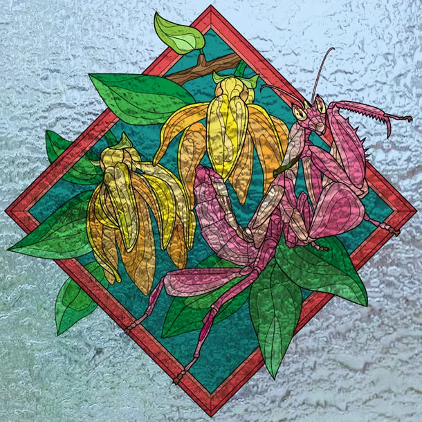 Window Film Frosted Stained Glass Films Customized,3D Frosted Static Cling Sticker,for Kitchen Garden Bedroom Door Home Decor