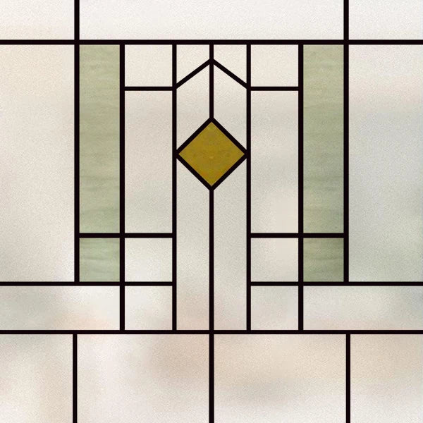 Window Film Frosted Stained Glass Films,Customized Art Design Prairie Static Cling Sticker,Home Decor Foil Window Treatment