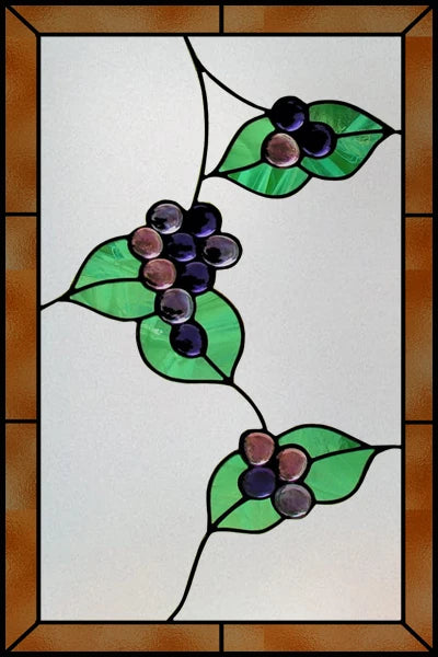 Stained Glass Window Films,Static Cling, Customized Retro Vintage Sticker,Frosted,Privacy, Easy to install