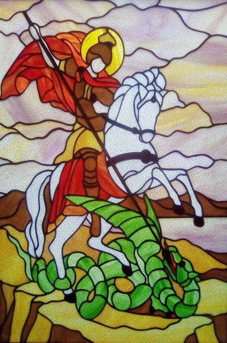 Custom Size Glass Window Film Static Cling Frosted Stained Glass Films For Wardrobe Bathroom Kitchen Door Sticker Castle Woman