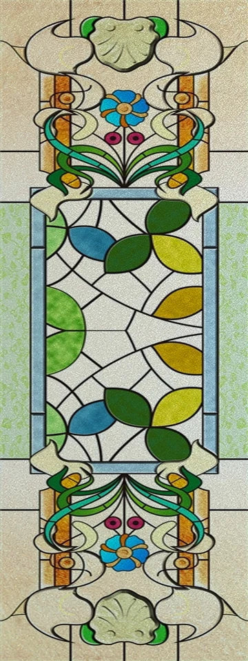 Custom Stained Glass Window Films,Frosted sticker,Privacy Static Cling Church Style For Bathroom Sliding door Home Office