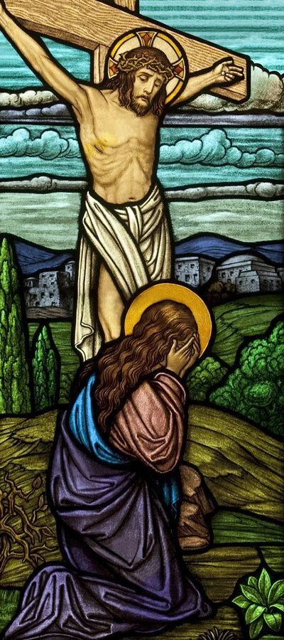 Custom size Window Stained Glass film Door sticker Christian Pictures Wall Stickers Glass decor church Jesus Poster