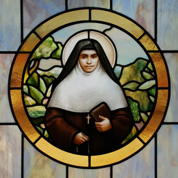 Custom Frosted Stained Glass Window Film,PVC Static Cling Films,Patron Saint of Catholic Church Decor, Foil Stickers