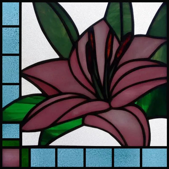 Custom size 3D Matte Window Film Stained Glass Decorative Uv Window Sticker Privacy Frosted Static Cling Window Decal for Glass