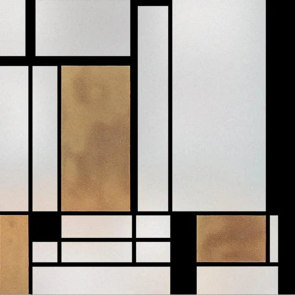 Custom size Window Film Stained Glass Films Square Window Sticker Retro Privacy Frosted Static Cling Home Decor  for Glass Door