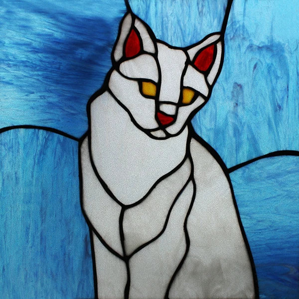 Custom Size Stained Glass Window Film Opaque Frosted Privacy Protection Removable Static Cling Home-Decor Animal Window Covering