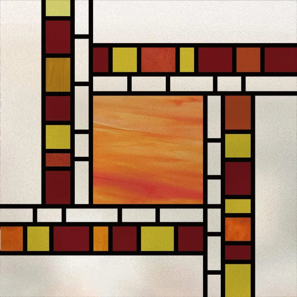Window Film Frosted Stained Glass Films,Customized Art Design Mosaic Static Cling Sticker,Home Decor Foil Window Treatment