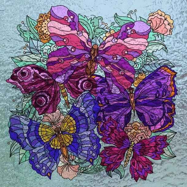 Window Film Frosted Stained Glass Films Customized,3D Frosted Static Cling Sticker,for Kitchen Garden Bedroom Door Home Decor