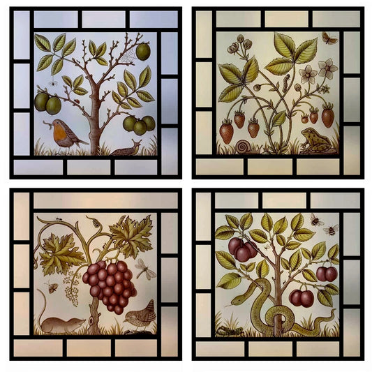 Custom Glass Window Film Static Cling Frosted Retro Glass Films Foil Stickers Waterproof For Bathroom Kitchen Home decor