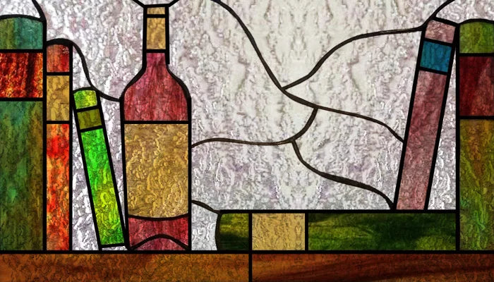 Custom Size 3D Matte Window Film, Stained Glass Decor, UV Window Sticker, Privacy Frosted Static Cling, Book Pattern for Glass