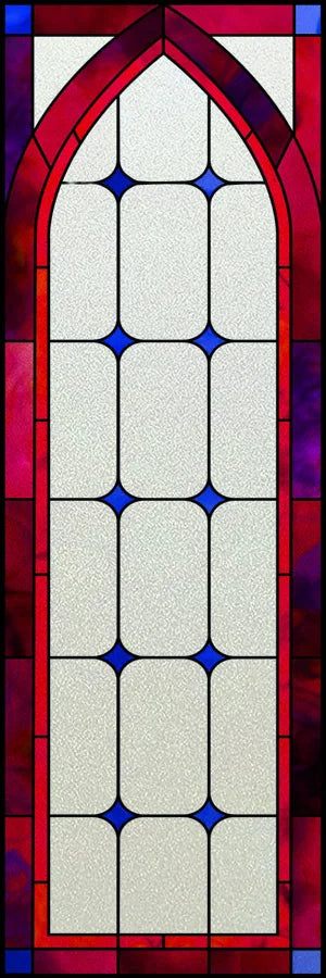 Frosted Stained Glass Window Film, Customized  Static Cling,,Privacy, European Style ,For Office, Bathroom Home Decor