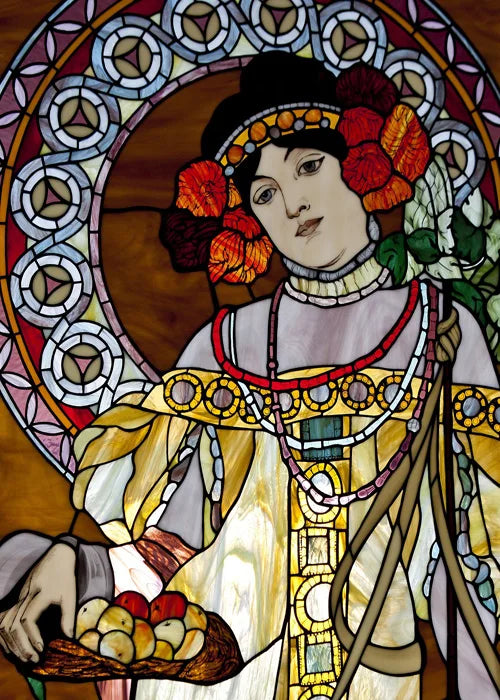 Custom Size Window Stained Glass Films,Mermaid,Flower, Fairy,People Painting Stickers for Bathroom, Door, Office, Home Decor