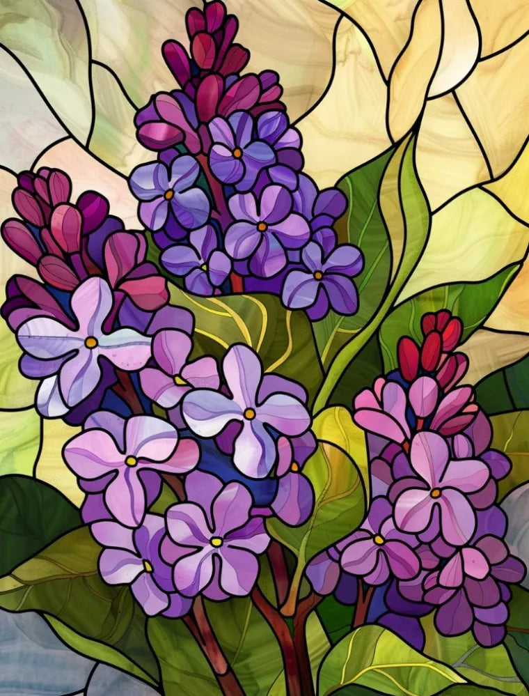 Stained Glass Window Film, Frosted Window Film, ,Privacy,No Glue, Static Cling, Home Decorative Flower