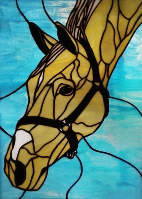 Stained Glass Window Film, Frosted Glass Sticker, Forest，Custom Size, Animals, Plants, Kids Room Door, Poster, Home Decor