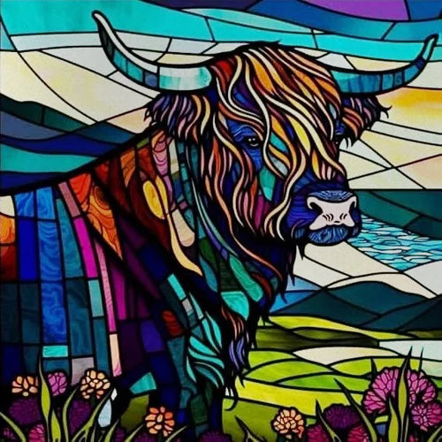 Custom size Window Film Stained Glass Films Frosted Privacy Static Cling Retro Dog Tiger Cat Sticker Bathroom Skylight Decor