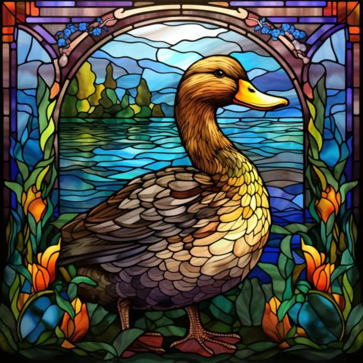 Custom size Window Film Stained Glass Films Frosted Privacy Static Cling Retro Bird Peacock Sticker Bathroom Skylight Decor