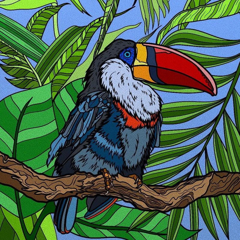 Window Film Frosted Stained Glass Films Static Cling Privacy Door Sticker Kitchen Office Home Decor Birds Peacock Customized