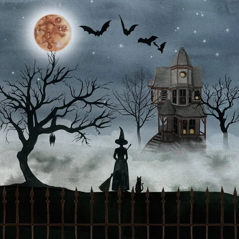 Stained Glass Window Film Frosted Glass Sticker Forest Customized Cartoon House Castle For Kids Room Door Home Decor