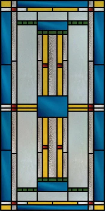 Frosted Stained Glass Window Film, Customized Privacy, Static Cling,Church Style, Door Sticker, Office, Bathroom Home Decor