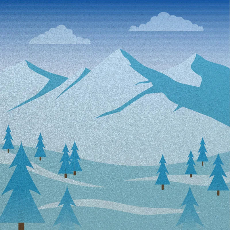 Stained Glass Wndow Films,Frosted Glass Sticker,Static Cling,for Bathroom Kiechen Door Office Home Decor Custom size Mountain