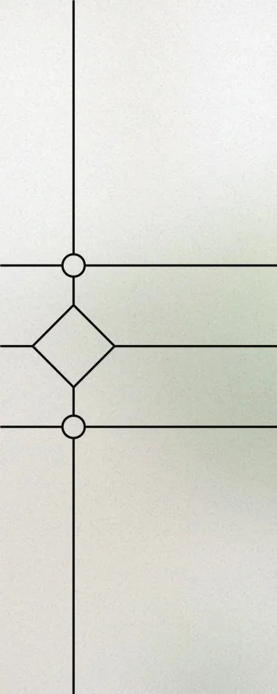 Custom Size Stained Glass Window Film,Frosted Privacy, Static Cling, Door Sticker,Kitchen, Bathroom, Home Decor