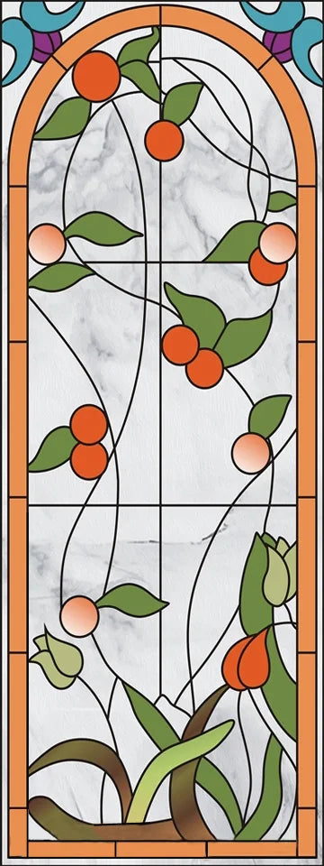 Custom Stained Glass Window Films,Frosted sticker,Privacy Static Cling Church Style For Bathroom Sliding door Home Office
