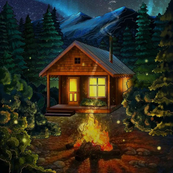 Stained Glass Window Film Frosted Glass Sticker Forest Opaque,Customized Print Mountain For Bathroom Door Office Home Decor