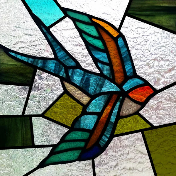 Custom size 3D Matte Window Film Stained Glass Decorative Uv Window Sticker Privacy Frosted Static Cling for Glass,Birds