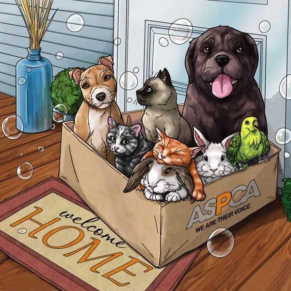 Custom Size Stained Glass Window Film Frosted Films, Animal Dog Cat Tiger Birds Static Cling,Window Covering for Home Office