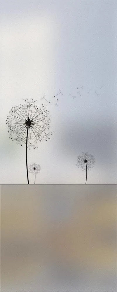 Custom Size Stained Glass Window Film,Frosted Privacy, Static Cling, Door Sticker,Kitchen and Bathroom, Tree Home Decor